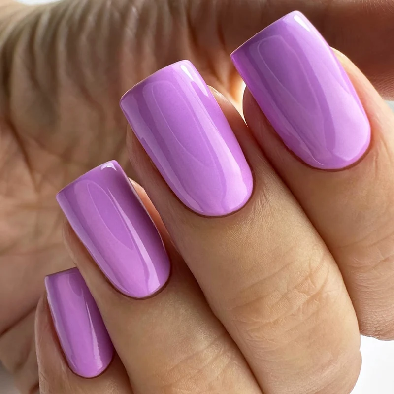 PNB purple gel nail polish 118 Lilac