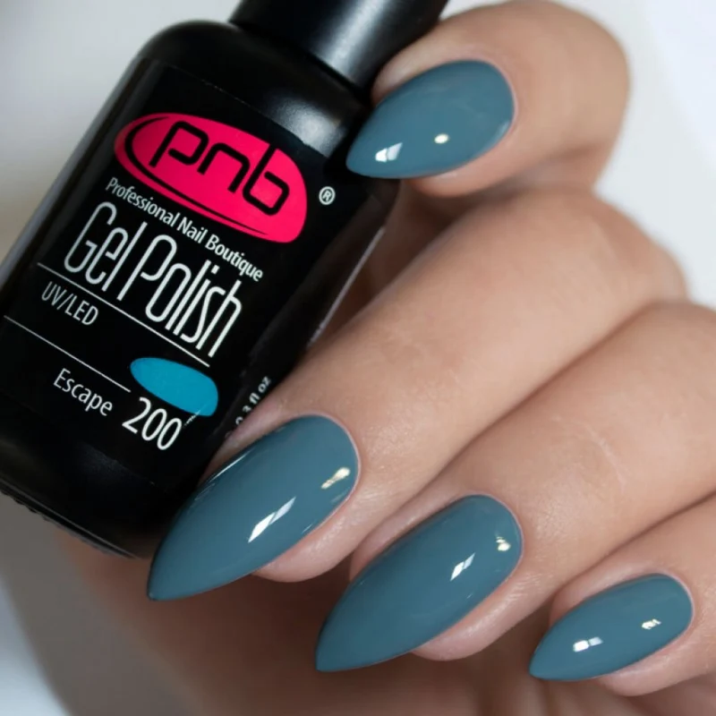 PNB blue green gel nail polish 200 Escape