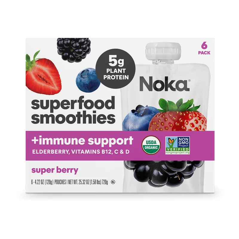 Noka Superfood Smoothies Immunity Support and Plant Protein