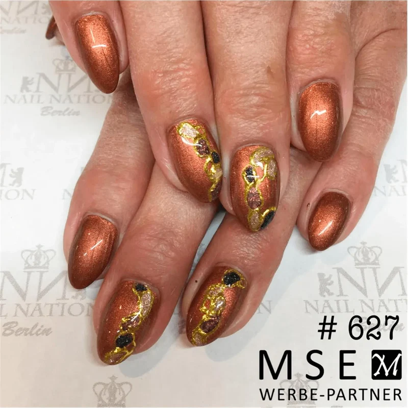 #627 Premium-EFFEKT Color Gel 5ml Kupfer