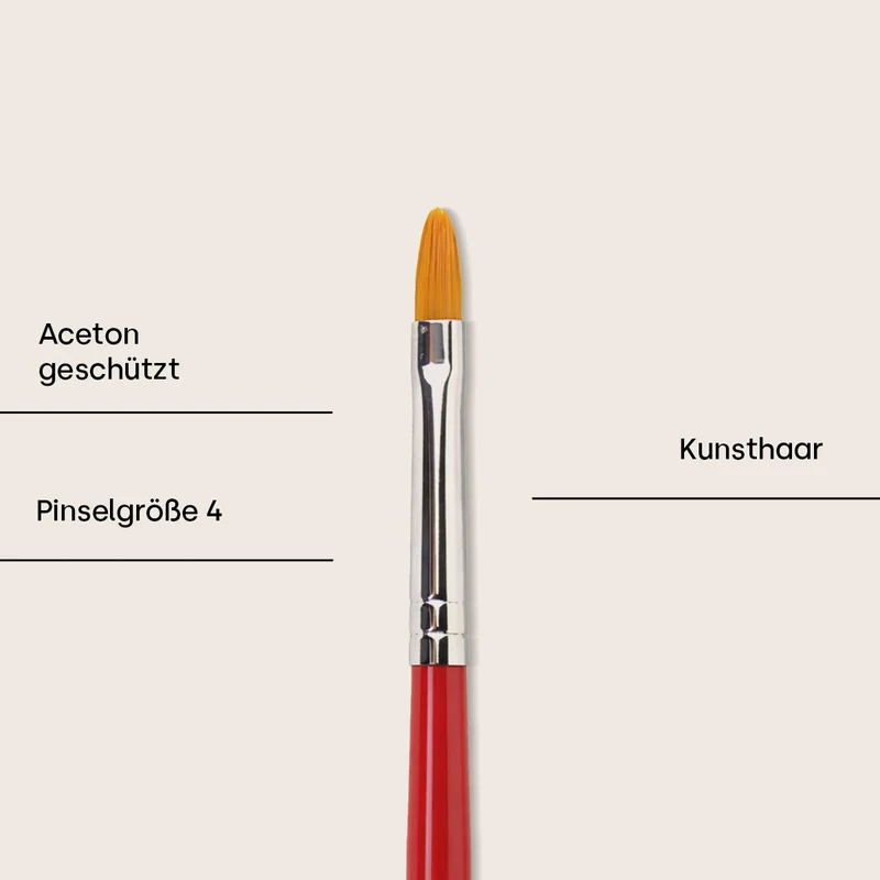 Gel-Pinsel Gr.4, Katzenzunge