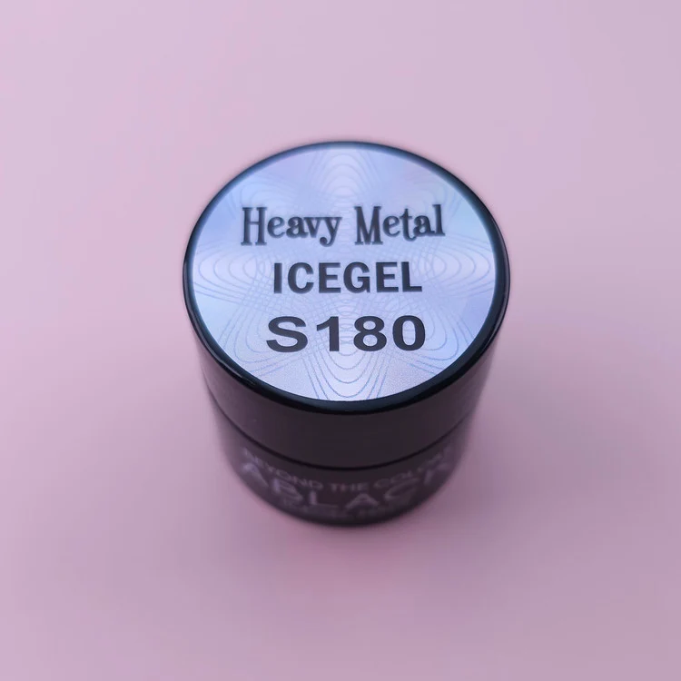 ICEGEL Heavy Metal S180 metallic gel nail polish