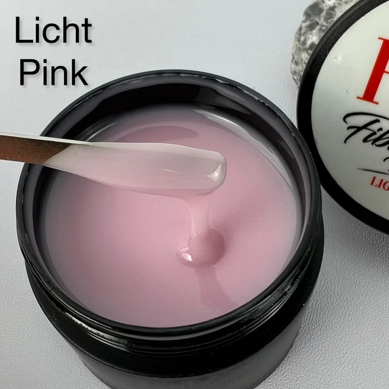Rubber Gel Fiber+V – Light Pink 5-50ml von Trendnails TPO-Free