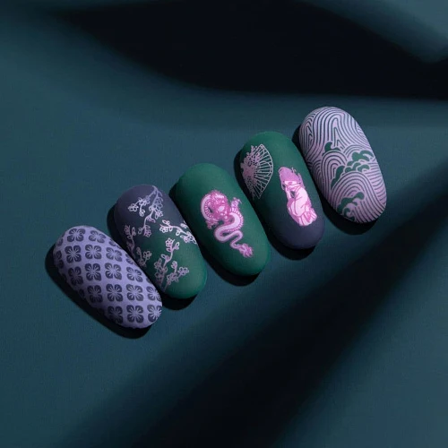 Swanky Stamping Animals nail plates, nail art plate 117