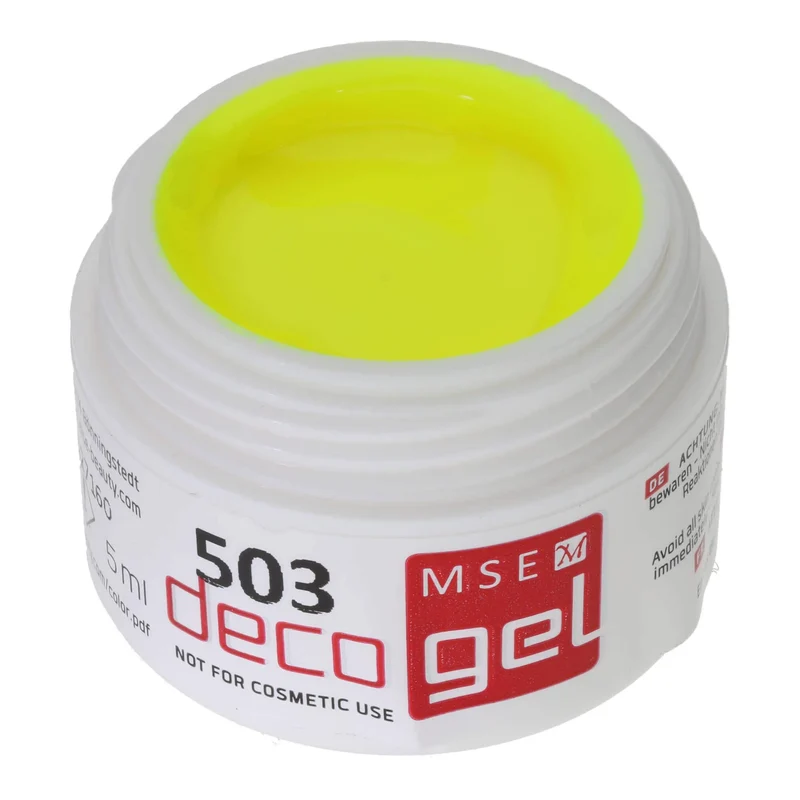 #503 Premium-DEKO Color Gel 5ml Neon Zitrone