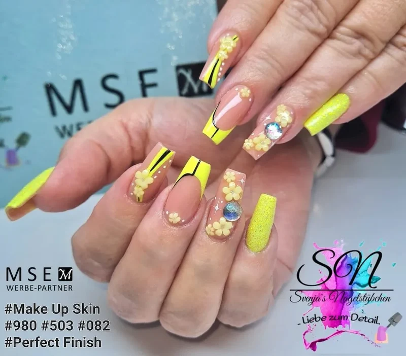#503 Premium-DEKO Color Gel 5ml Neon Zitrone