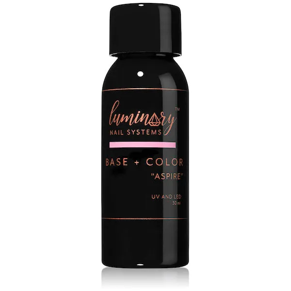 Luminary Peach base coat gel nail polish "Aspire" multi flex 10ml or 30ml