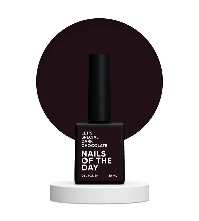 Dark Chocolate - GEL POLISH 10ml NAILS OF THE DAY