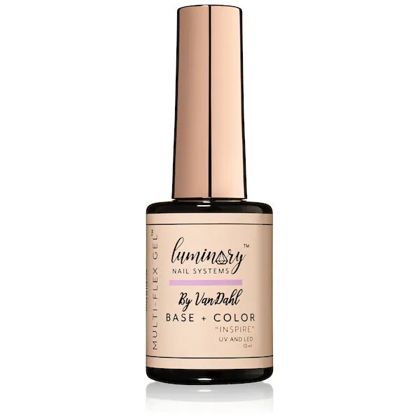 Luminary Purple Lavender base coat gel nail polish "Inspire" multi flex 10ml or 30ml
