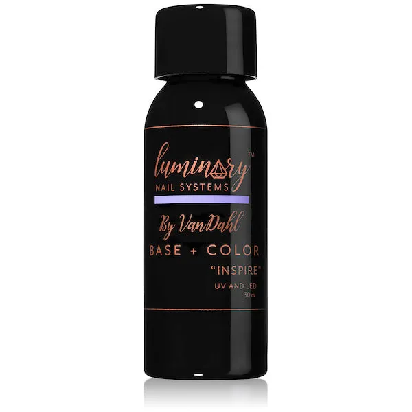 Luminary Purple Lavender base coat gel nail polish "Inspire" multi flex 10ml or 30ml