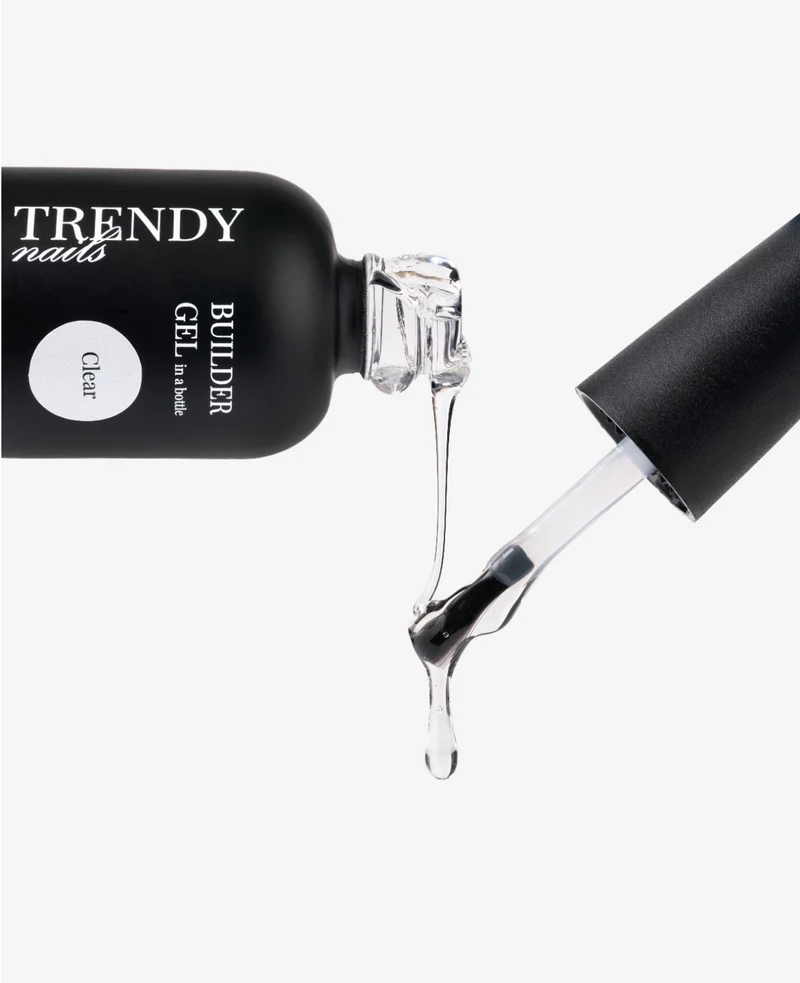 Builder Gel in der Flasche oder im Tiegel Clear von Trendy Nails 10ml-30ml (TPO-frei)