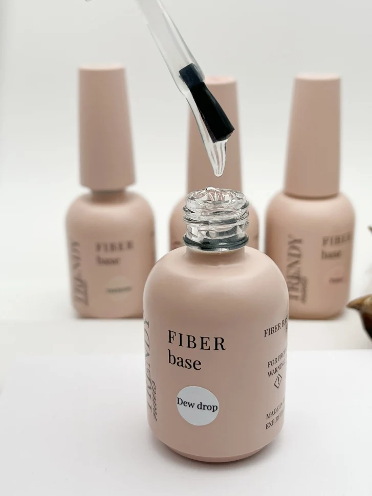 Fiber Base (hart mit Fiberglasfasern) Dew Drop von TRENDY Nails 15ml/30 ml im Tiegel (TPO-free)