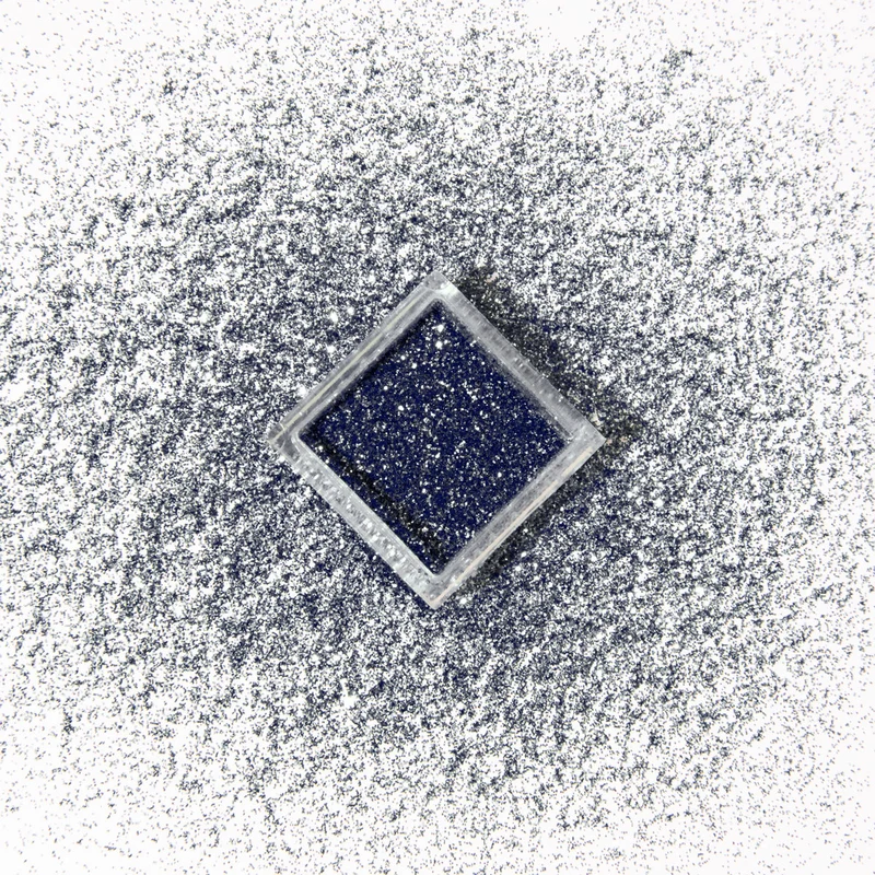 Glitterpuder dunkelblau