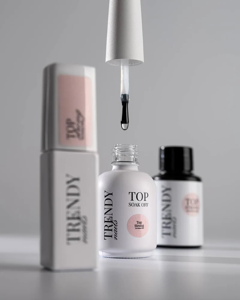 Top Gel Polish NO WIPE STRONG 5ml-30ml mit UV von Trendy Nails (TPO/HEMA-frei)
