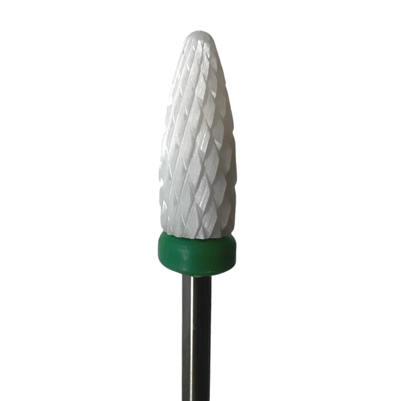 Ceramic e-file nail drill bit - Cone, Coarse grit, for Russian manicure nail drill bits for gel nail polish removal