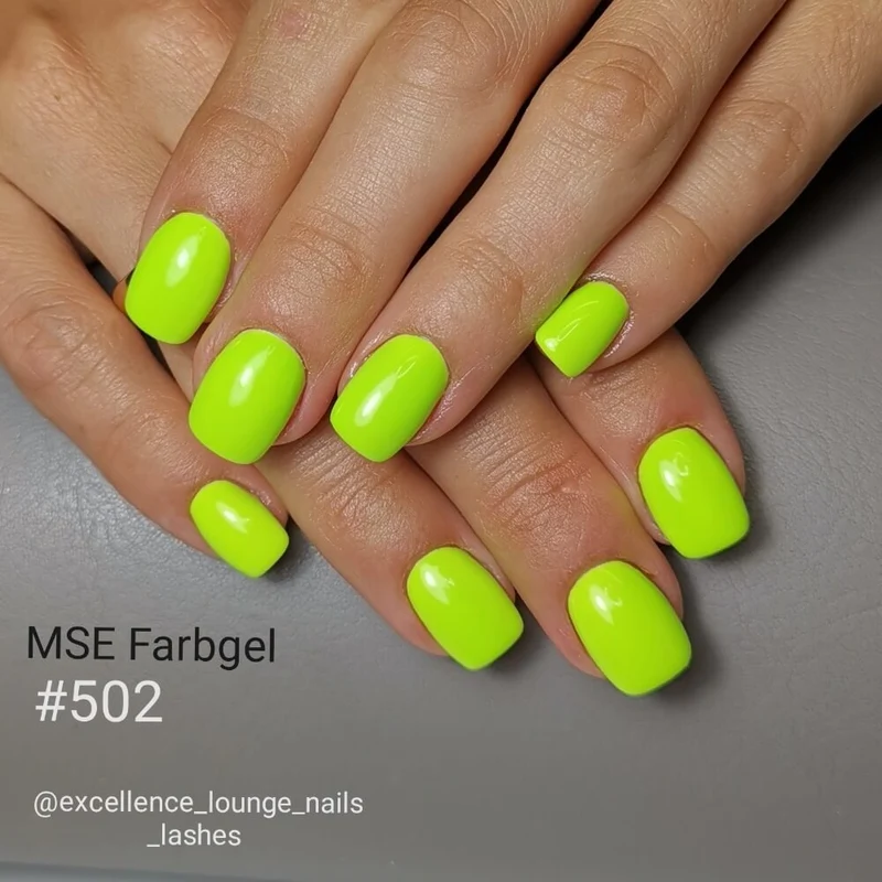#502 Premium-DEKO Color Gel 5ml Neon Gelbgrün NOT FOR COSMETIC USE