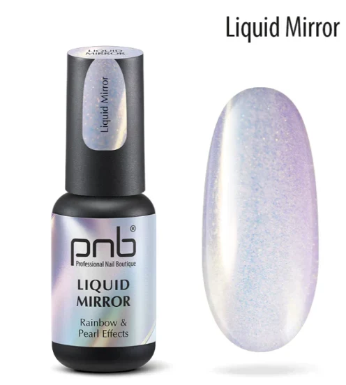 PNB Liquid Mirror gel polish Rainbow & Pearl 4ml
