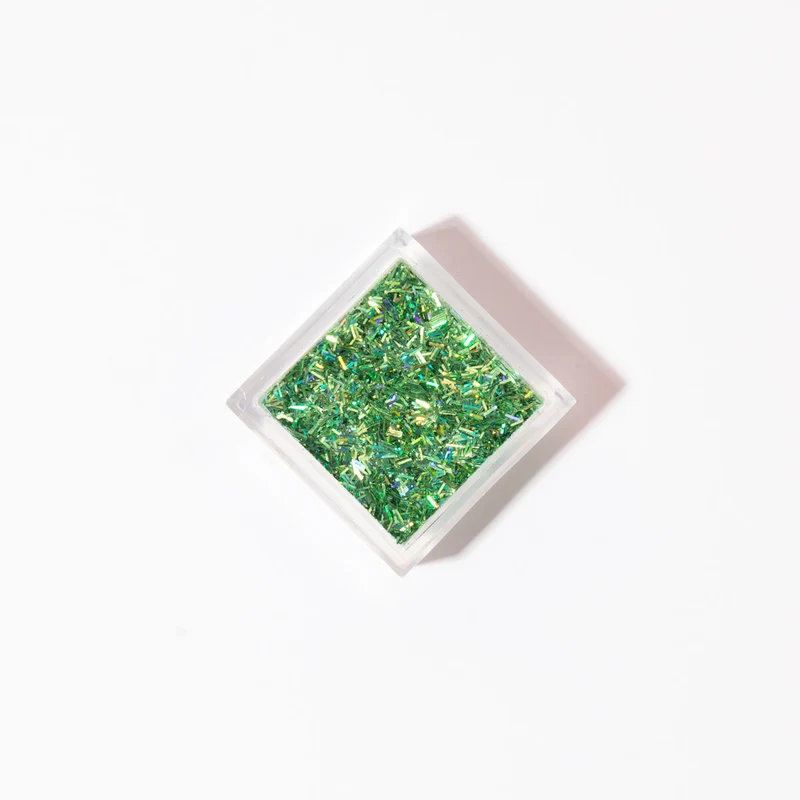 Nailart Glitter Flakes Grün