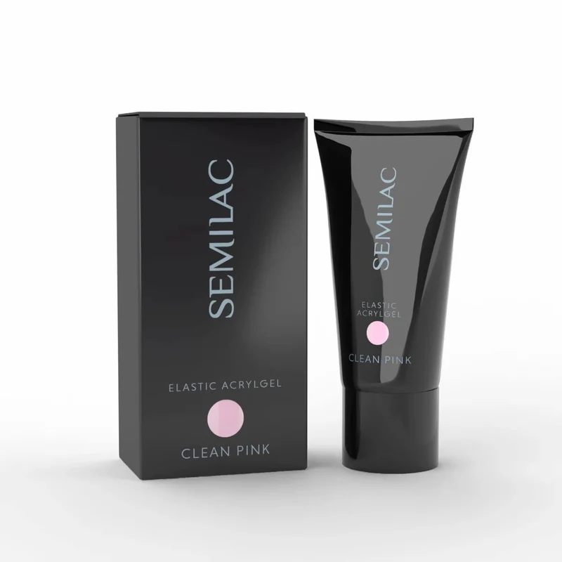 CLEAN PINK - ELASTIC ACRYLGEL (Double Flex) 30 g Semilac