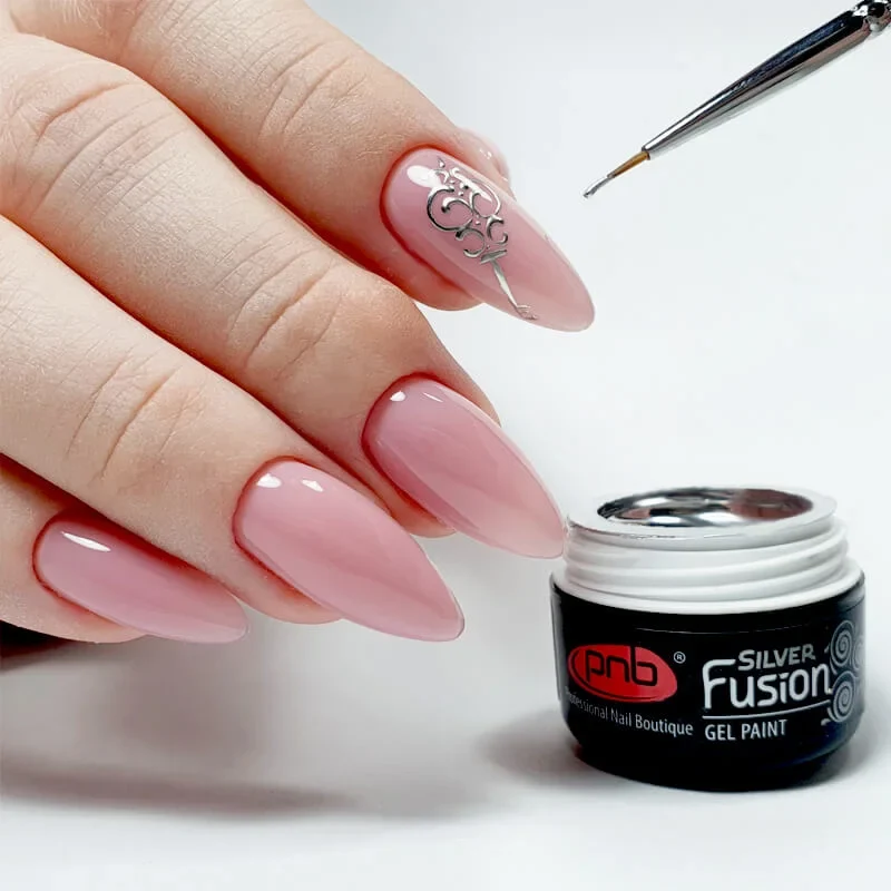 PNB Silver Fusion metallic gel nail polish