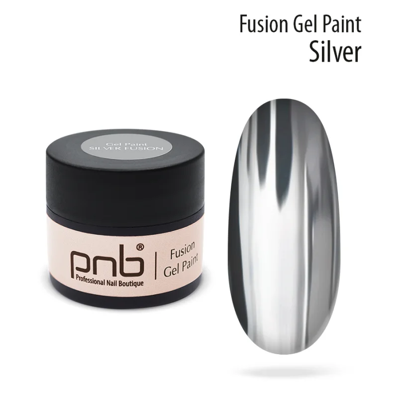PNB Silver Fusion metallic gel nail polish