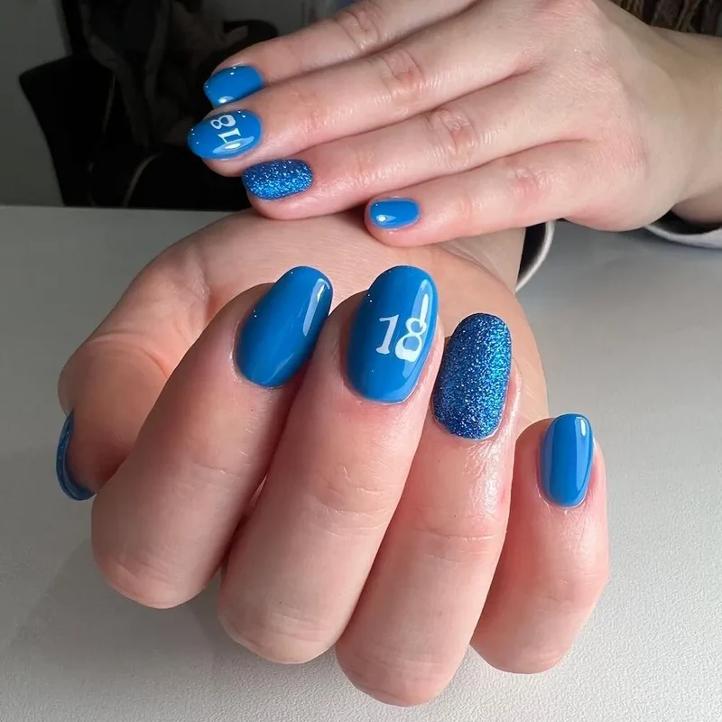 #501 Premium-DEKO Color Gel 5ml Neon Blau NOT FOR COSMETIC USE
