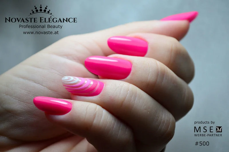 #500 - Premium-DEKO Color Gel 5ml Neon Pink NOT FOR COSMETIC USE