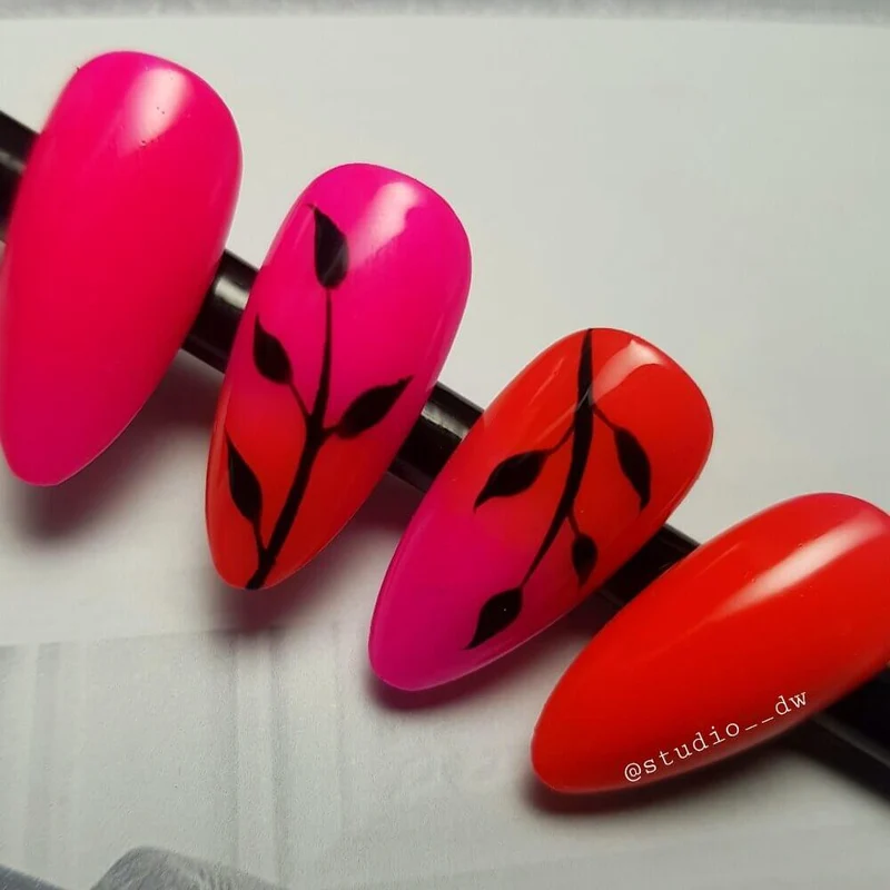 #500 - Premium-DEKO Color Gel 5ml Neon Pink NOT FOR COSMETIC USE
