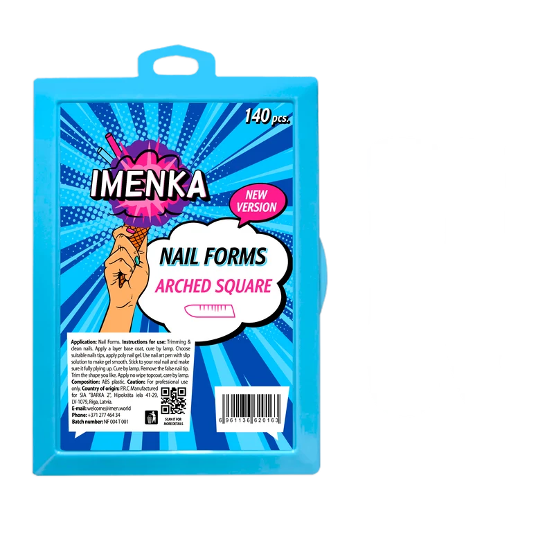 Nail Forms Imenka "Arched Square" New 2. Version