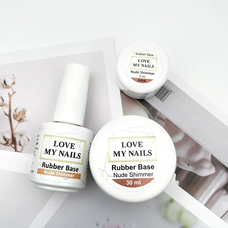 Camouflage Rubber Base 'Nude Shimmer' 5ml-50ml (TPO-Free)