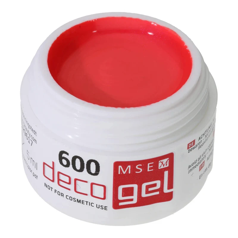 #600 Premium-DEKO Color Gel 5ml Neon NOT FOR COSMETIC USE