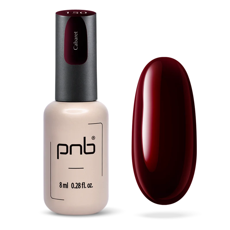 PNB red gel nail polish 150 Cabaret