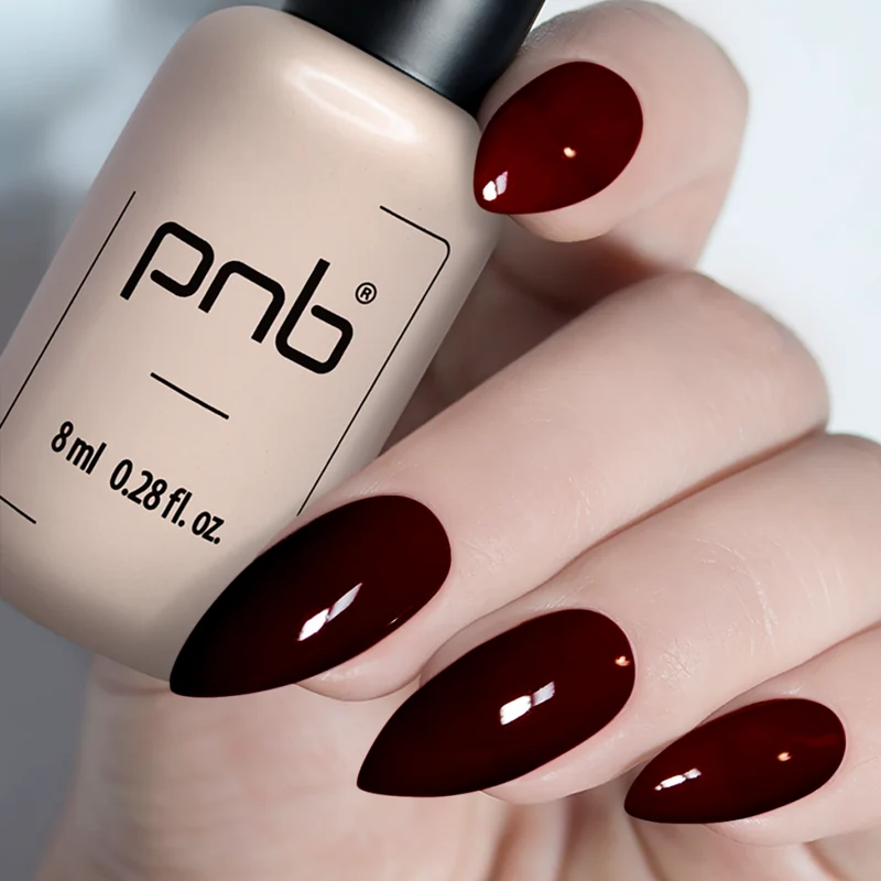 PNB red gel nail polish 150 Cabaret