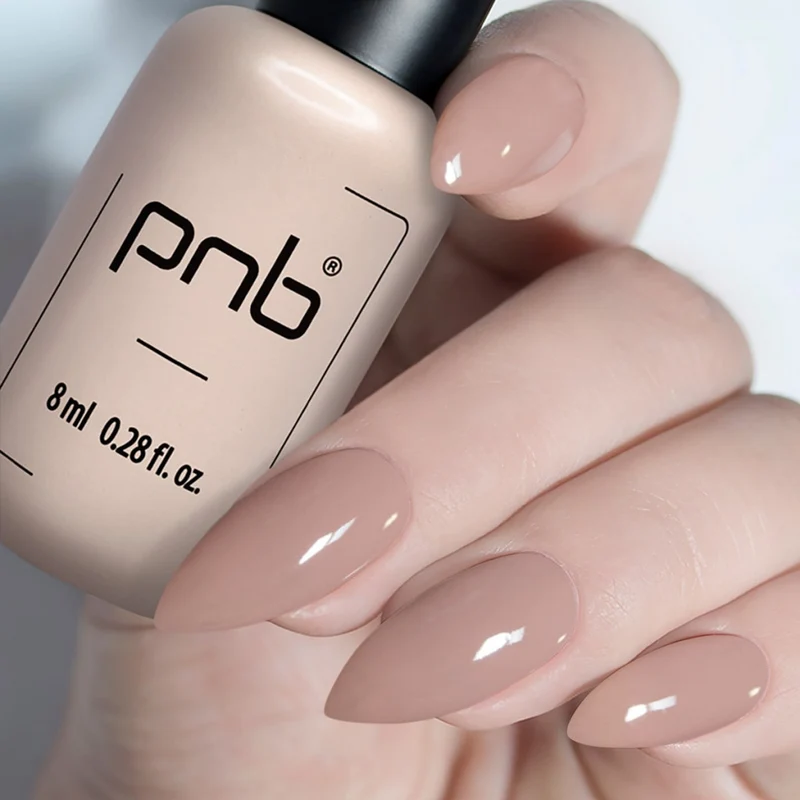 PNB brown gel nail polish 121 Cappuccino