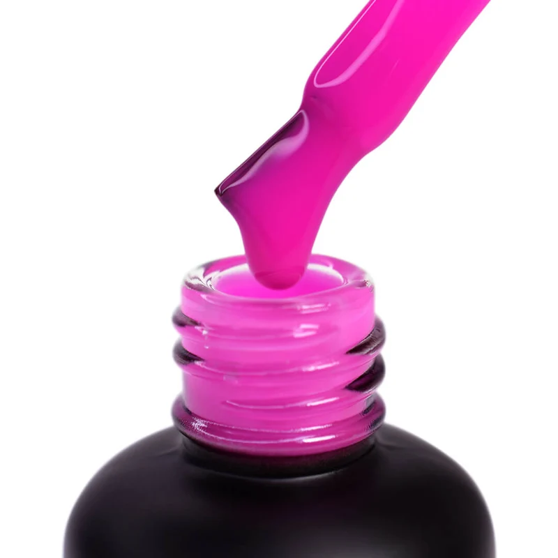 PNB Camouflage base coat pink gel nail polish Cha Cha Cha