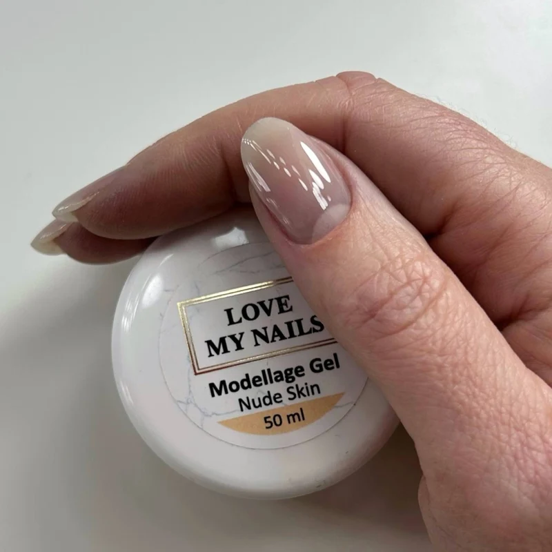 Modellage Gel für Nagelstärkung und Verlängerung (TPO-free) 5ml/12ml Flasche/15ml Tiegel30ml/50ml (Nude Skin) selbstglättend