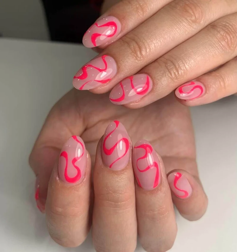 #558 Premium-DEKO Color Gel 5ml Neon Pink NOT FOR COSMETIC USE