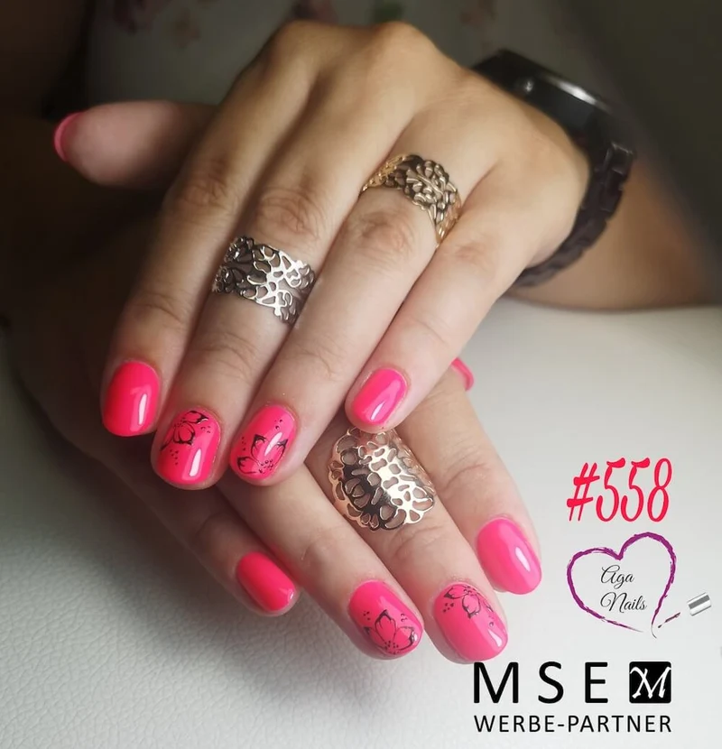#558 Premium-DEKO Color Gel 5ml Neon Pink NOT FOR COSMETIC USE