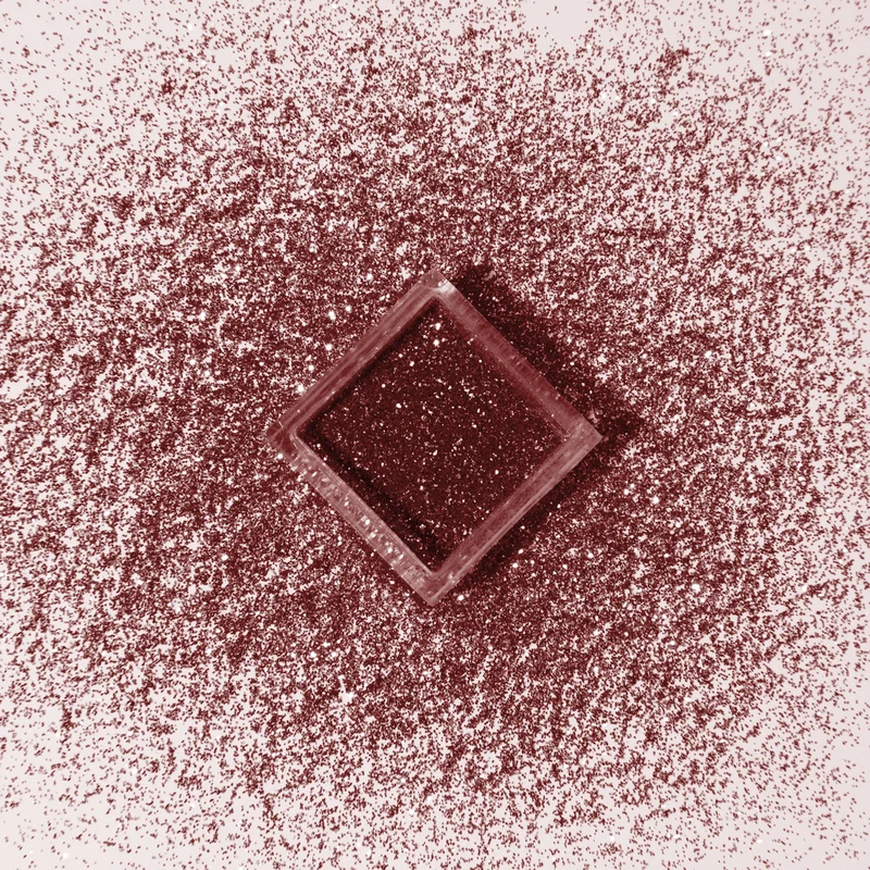 Glitterpuder weinrot