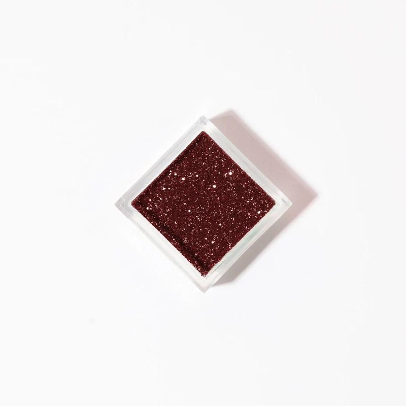 Glitterpuder weinrot