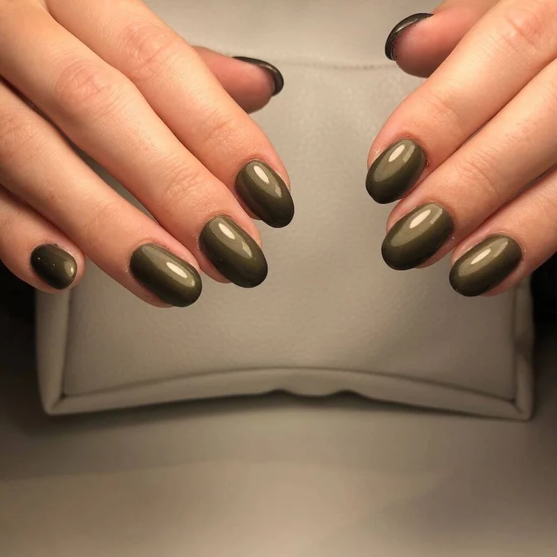#468 Premium-EFFEKT Color Gel 5ml Schwarzoliv mit dezentem Perlglanz