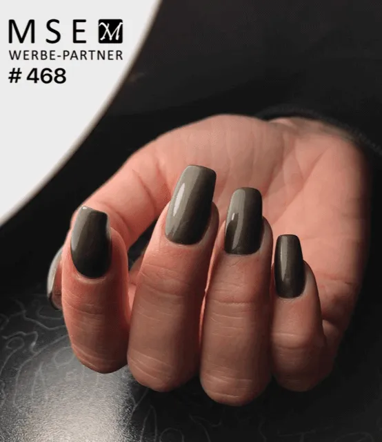 #468 Premium-EFFEKT Color Gel 5ml Schwarzoliv mit dezentem Perlglanz
