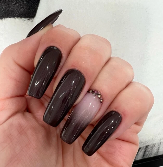 #467 Premium-EFFEKT Color Gel 5ml Schwarzrot mit dezentem Perlglanz