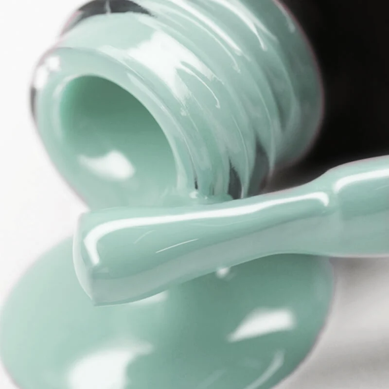 PNB mint green gel nail polish 192 Surf Mood