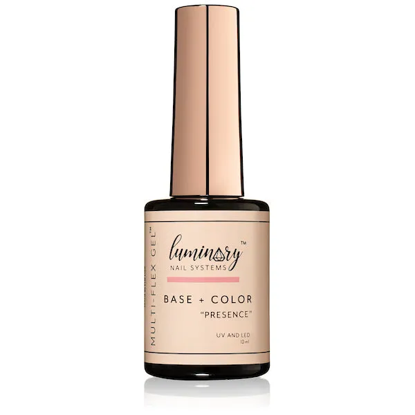Luminary Milky white base coat gel nail polish "Presence" multi flex 10ml or 30ml