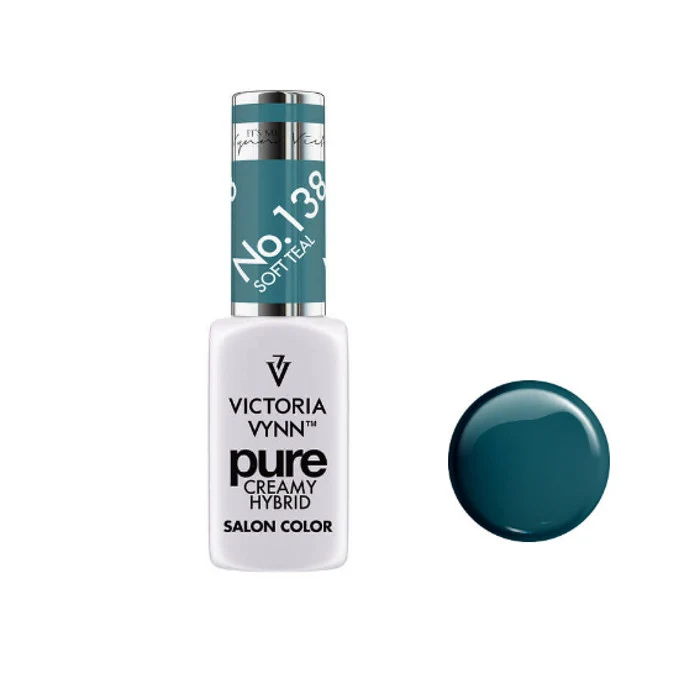 138 Soft Teal — Gel polish Pure Creamy 8ml VICTORIA VYNN