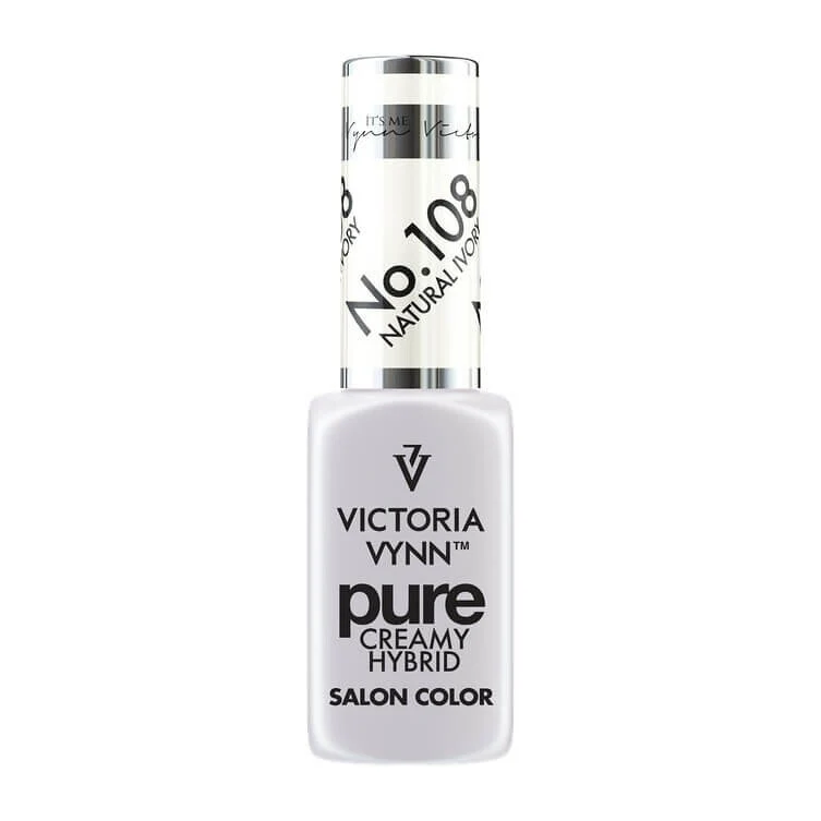 108 Natural Ivory — Gel polish Pure Creamy 8ml VICTORIA VYNN