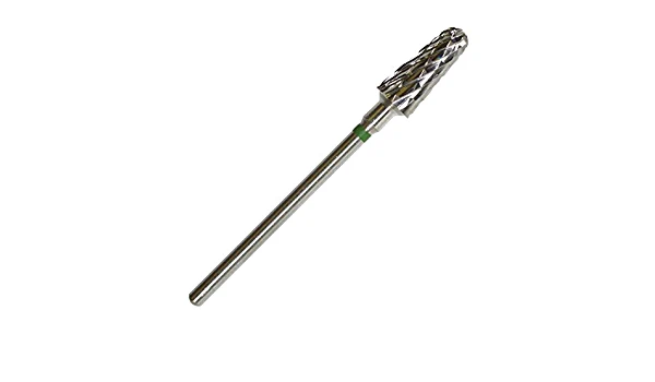 Fräseraufsatz Hartmetall Bit Rundkegel (grün) grob von KMIZ