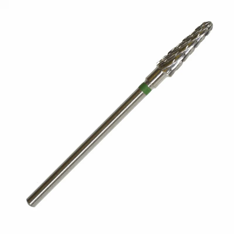 Fräseraufsatz Hartmetall Bit Rundkegel (grün) grob von KMIZ