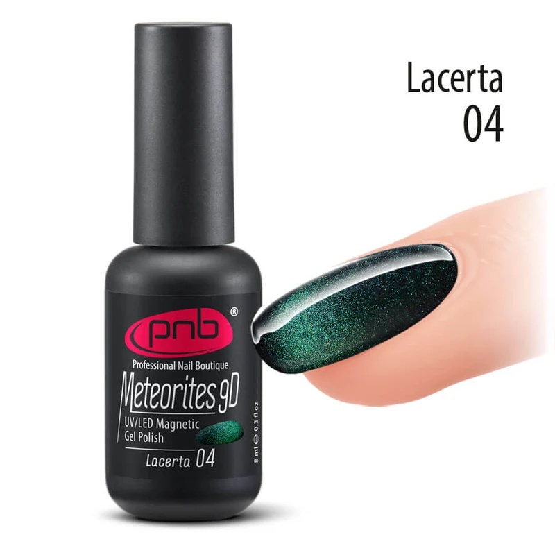 PNB Meteorites blue cat eye gel nail polish MD-09-04